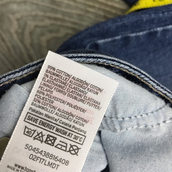 TopShop Moto Dree High Waist Raw Hem Jeans 34 - Picture 4 of 7